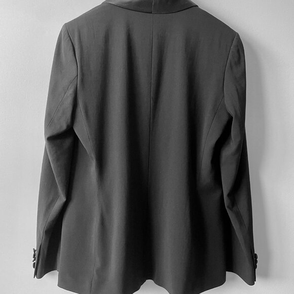 NWT Ralph Lauren Ladies Black Wool Tuxedo-Style Blazer - Picture 11 of 14